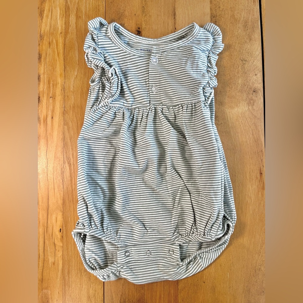 Maison Me Baby Striped Romper